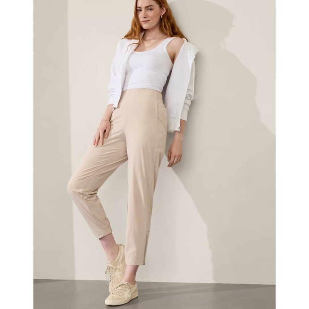 Athleta 10T Brooklyn Heights High Rise Jogger Women's Size 10 Tall Abalone
